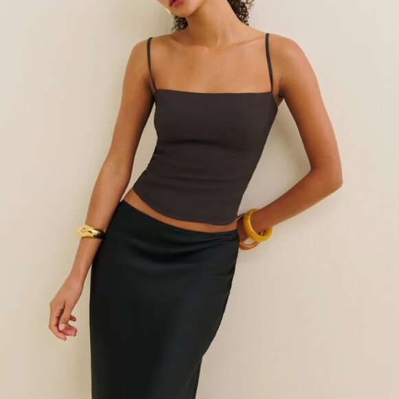 Reformation Tops - Reformation Overland Top - Size 6 Brown